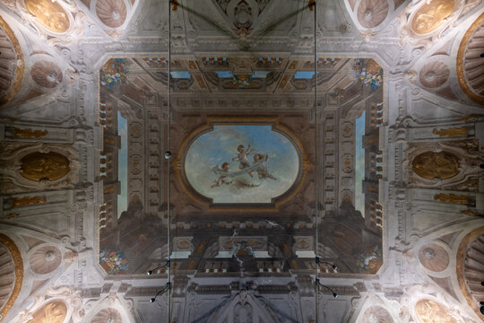 Ceiling fresco, Sanctuary of Our Lady of San Luca - Bologna, Italy