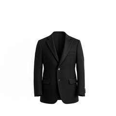 Classic Black Blazer: A timeless, elegant black blazer, tailored with precision, is presented, showcasing the epitome of style, ready for any occasion.