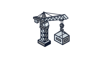 Modern Construction Industry Concept with Building Development Vector