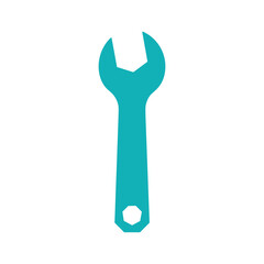 Adjustable spanner tool icon