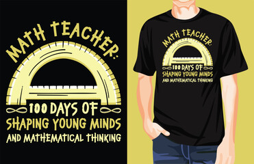 Math teacher t-shirt design
