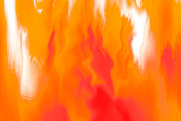 Abstract orange background with fire silhouette