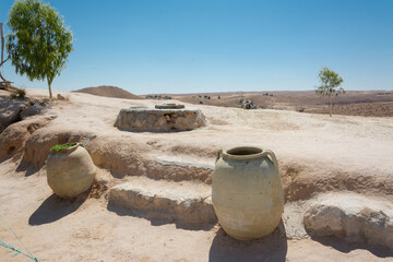 Pustynny zbiornik na wodę- Matmata,Tunezja