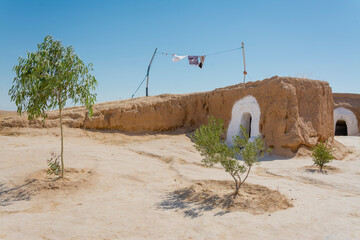 Skary mieszkalne w Matmata -Tunezja