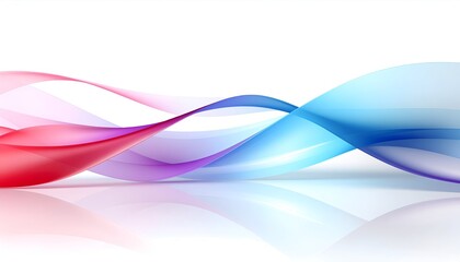 Colorful flowing abstract wave background with gradient lines.