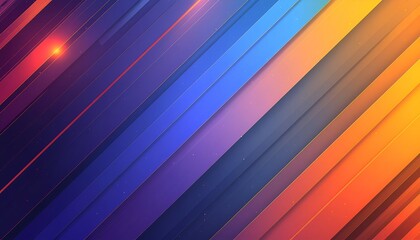 Colorful Diagonal Stripes with Gradient Effect.