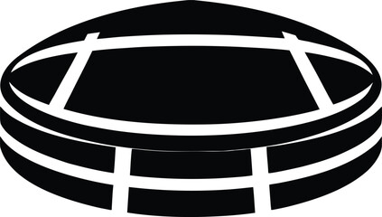 petri dish icon silhouette vector illustration on transparent background