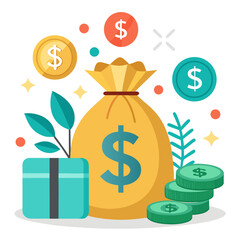 money bag with dollar sign