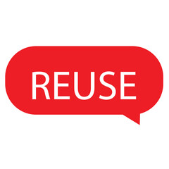 wooden cube with reuse icon with green background. ecological concept. Recycle zero waste ecology saving technology.