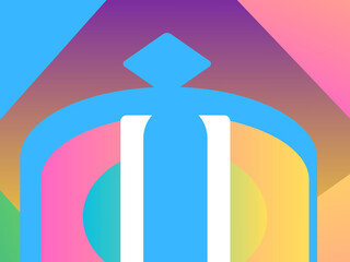 vector illustration of a cross