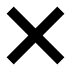 Fototapeta premium Black Cross Sign. Black Cross Mark, No, Delete Icon. Stop Sign, Cancel Symbol.