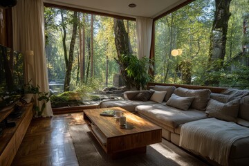 Eco minimalism - interior design trend 2026