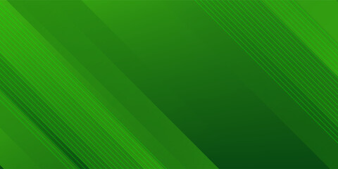 Abstract green sporty background template vector with shiny lines and lights. Green background with strong pattern design.
