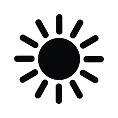 Simple sun icon