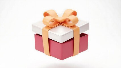 Obraz premium Colorful Gift Box with Bow Ribbon Presentation