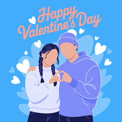 Obraz premium Heartwarming Valentine’s Day Wishes for Couples on February 14