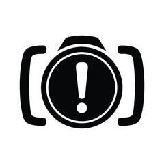 Caution sign indicating warning or alert