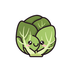 Cute Brussels Sprout. (1)