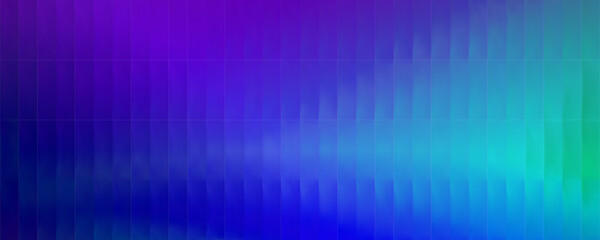Fototapeta premium Blue and green frosted ribbed glass texture background