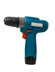Cordless Drill Driver Isolated on White Background