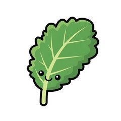 Happy Leaf Character. (2)