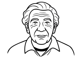 Reflective Wisdom: An Elderly Gentleman?s Portrait