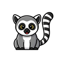 Fototapeta premium Cute Lemur.