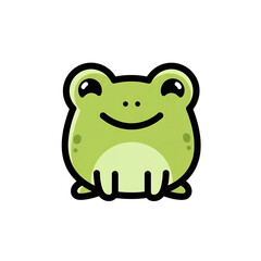 Obraz premium Cute Frog Illustration. (1)