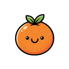 Cute Orange on Black.