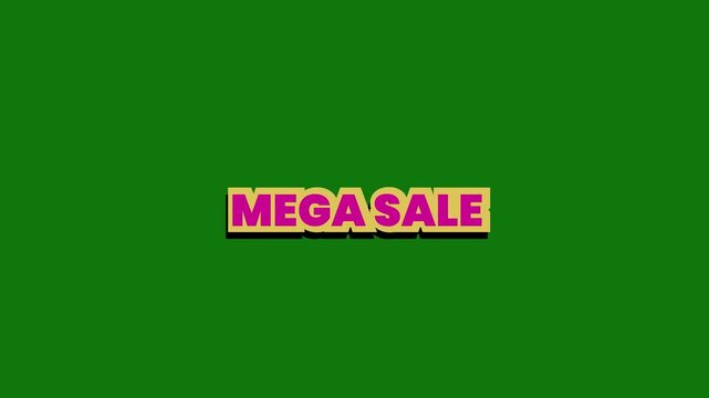 Animated mega sale Promotion With Dynamic Motion Design