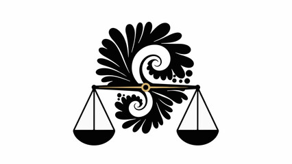 Ornate scales of justice symbolize balance and fairness in legal matters.