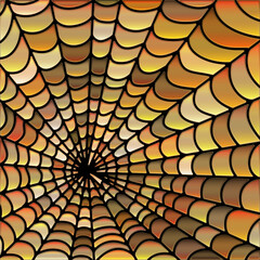 abstract vector stained-glass mosaic background