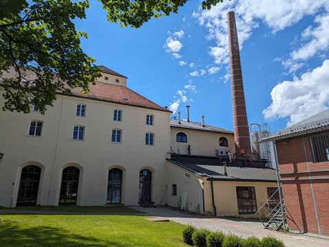 Famous historical Weihenstephan brewery in Freising, the worlds oldest brewery