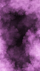 Purple Pink Nebula with Starry Void Center