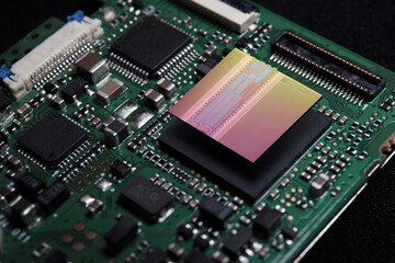 main board and optical lithography die chip
