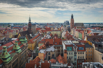 Fototapeta premium In the historic center of Wrocław
