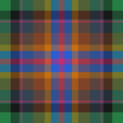 ArameSeaweedGreen and BurntOchre and JanitorPlaid seamlees pattern