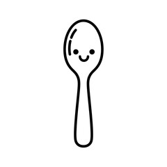 Spoon silhouette.