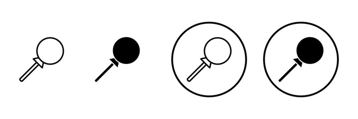 Candy icon vector. candy sign and symbol.