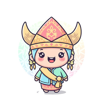 Cute Minang Girl Avatar.