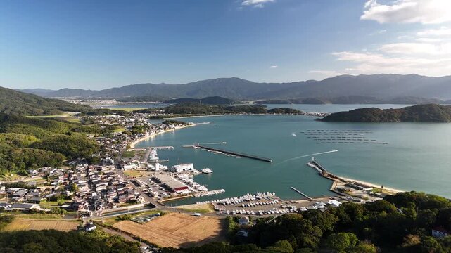 Genkai Quasi-National Park, Itoshima, Fukuoka, Japan: 4K Aerial Drone Footage of Keya Beach, Hikizu Bay, Mountain Forests, Autumn Colours, Farmlands and Kishi Fishing Port, Japanese Houses and Estates