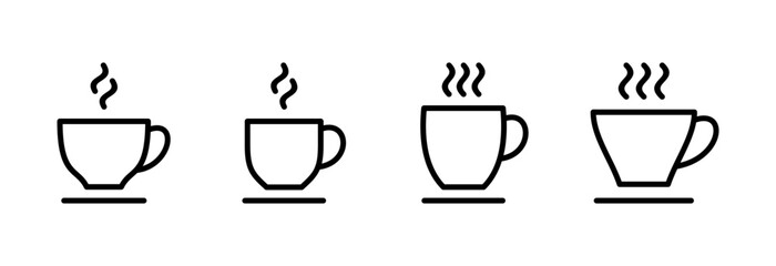 coffee cup icon vector illustration. cup a coffee sign and symbol