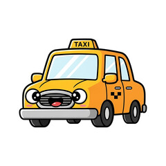 Cute Yellow Taxi. (1)