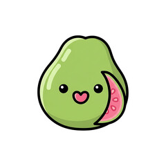 Cute Guava Cartoon. (1)