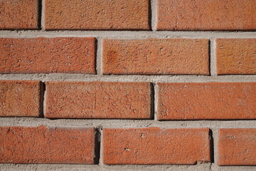 Obraz premium Closeup Red Brick Wall Texture Background