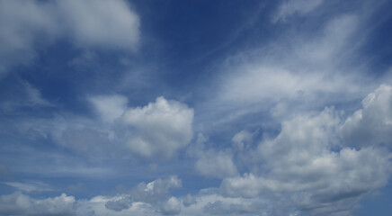 Blue sky white clouds