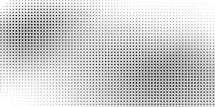 halftone faded gradient texture. grunge halftone grit background. white and black sand noise wallpaper. retro pixilated vector backdrop.eps.10.