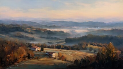 morning in the mountains