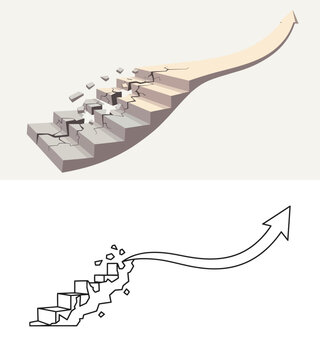 Business improvement process from broken steps to smooth path