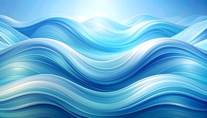 Fototapeta premium Breath Flow Abstract Waves. Abstract Religious Background